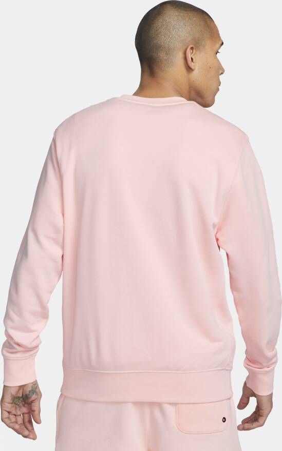 Nike Sportswear Club Herenshirt van sweatstof met ronde hals Roze