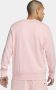 Nike Sportswear Club Herenshirt van sweatstof met ronde hals Roze - Thumbnail 2