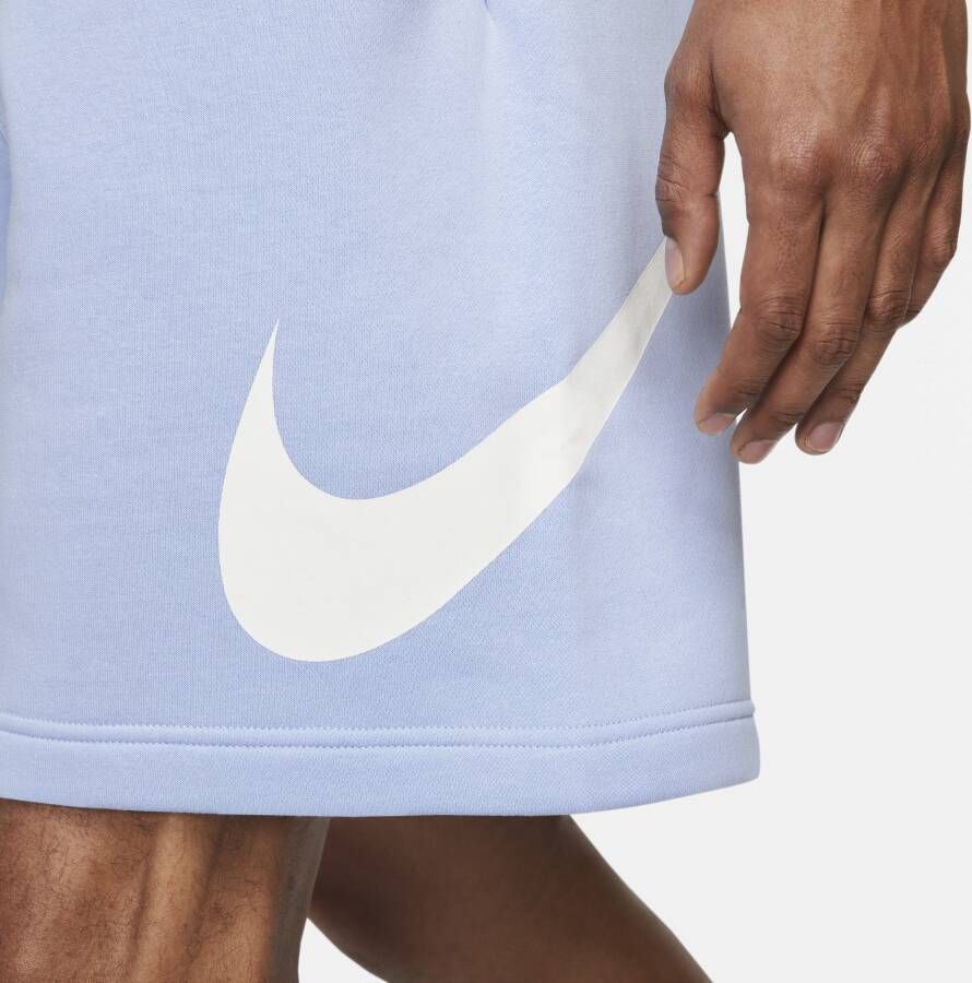 Nike Sportswear Club Herenshorts met graphic Blauw