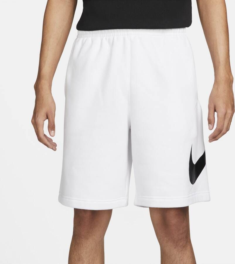 Nike Sportswear Club Herenshorts met graphic Wit
