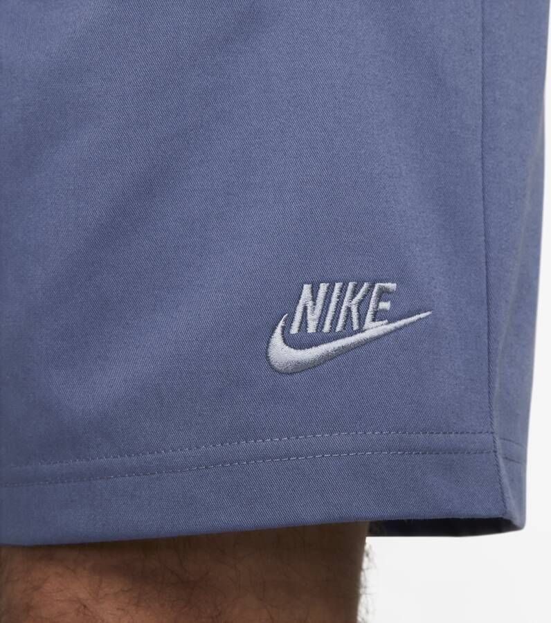 Nike Sportswear Club herenshorts van keperstof Blauw