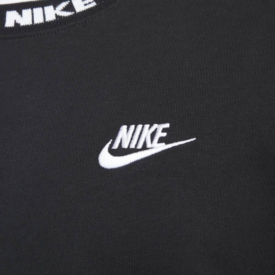 Nike Sportswear Club herentop met korte mouwen Zwart