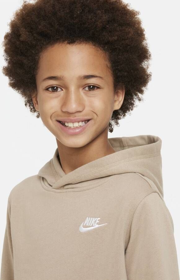 Nike Sportswear Club Hoodie voor kids Bruin