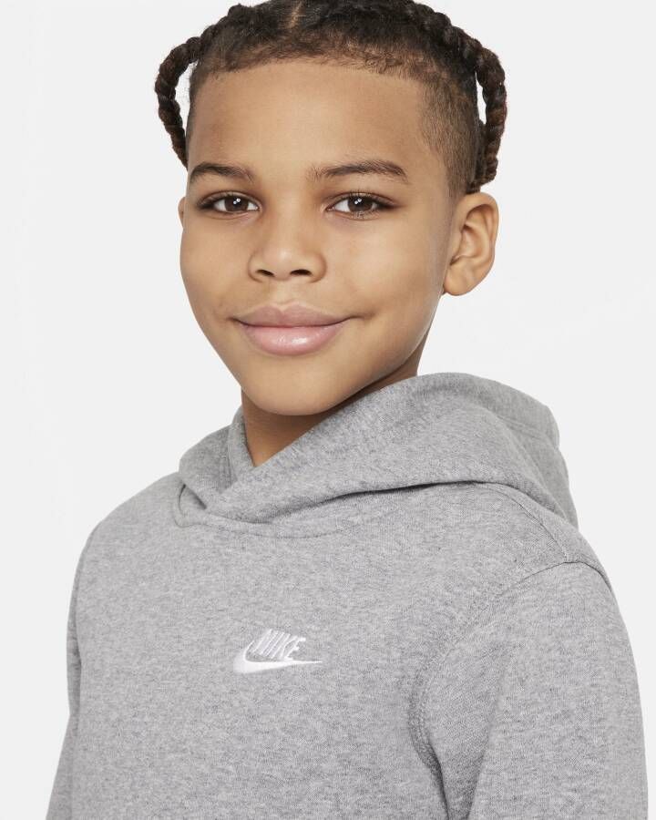Nike Sportswear Club Hoodie voor kids Grijs