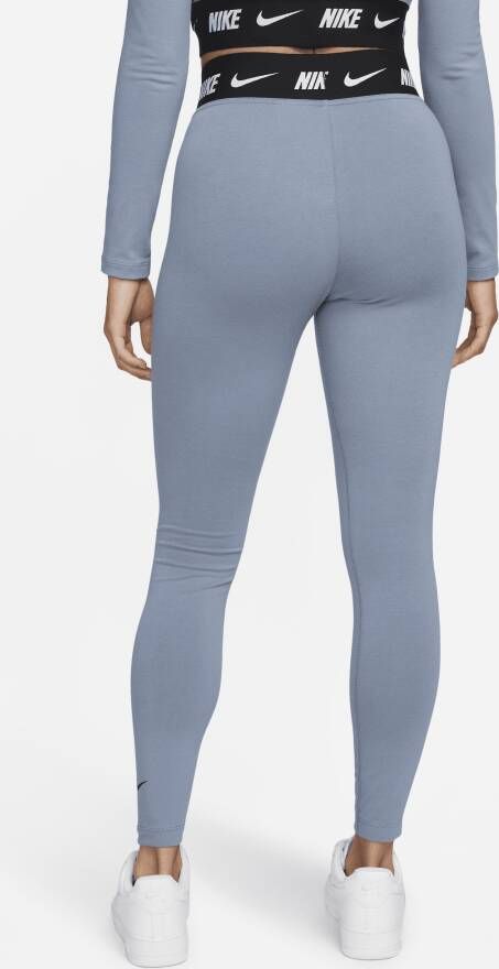 Nike Sportswear Club Legging met hoge taille voor dames Blauw