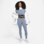 Nike Sportswear Club Legging met hoge taille voor dames Blauw - Thumbnail 5