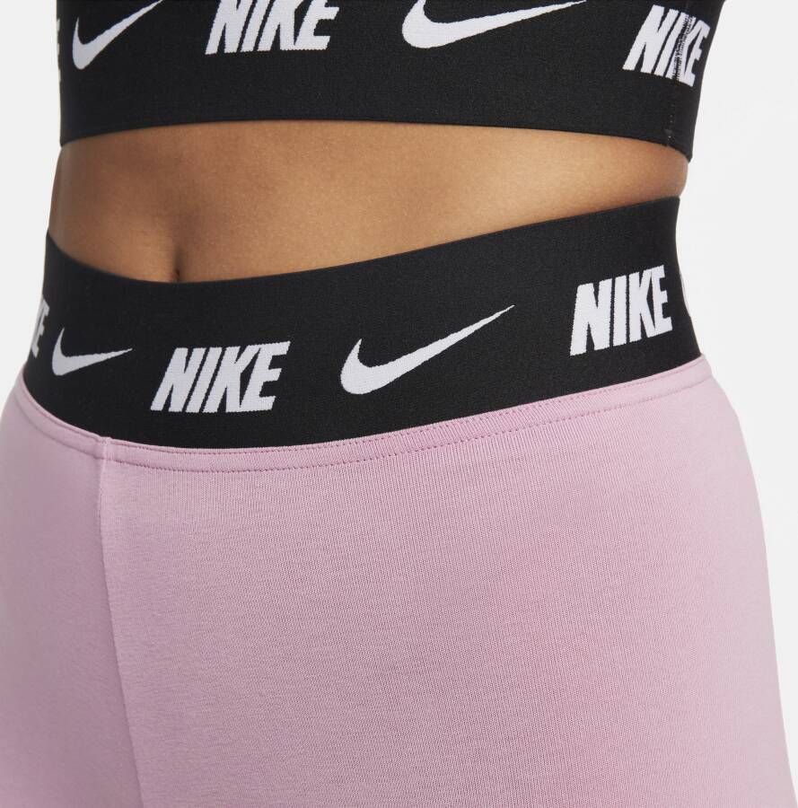 Nike Sportswear Club Legging met hoge taille voor dames Paars