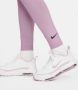 Nike Sportswear Club Legging met hoge taille voor dames Paars - Thumbnail 4