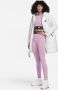Nike Sportswear Club Legging met hoge taille voor dames Paars - Thumbnail 5