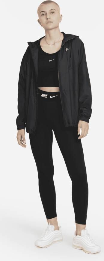 Nike Sportswear Club Legging met hoge taille voor dames Zwart