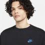 Nike Sportswear Club Sweatshirt van fleece voor heren Zwart - Thumbnail 3