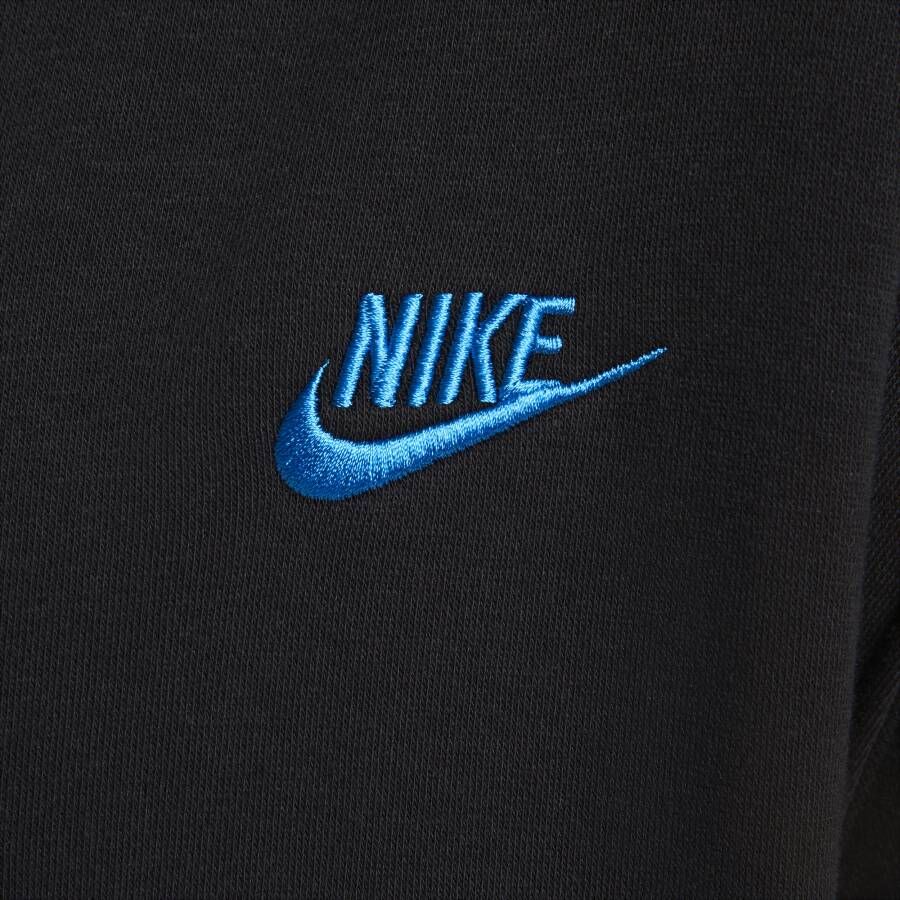 Nike Sportswear Club Sweatshirt van fleece voor heren Zwart
