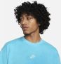 Nike Sportswear Club Wash Shortsleeve Tee T-shirts Kleding baltic blue sail maat: XS beschikbare maaten:XS S M L - Thumbnail 3