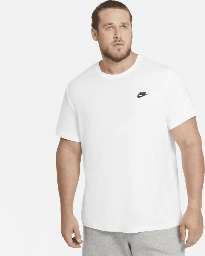 Nike Sportswear Club T-shirt voor heren Wit