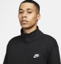 Nike Sportswear Club Trui van geborsteld materiaal met halflange rits voor heren Zwart - Thumbnail 4