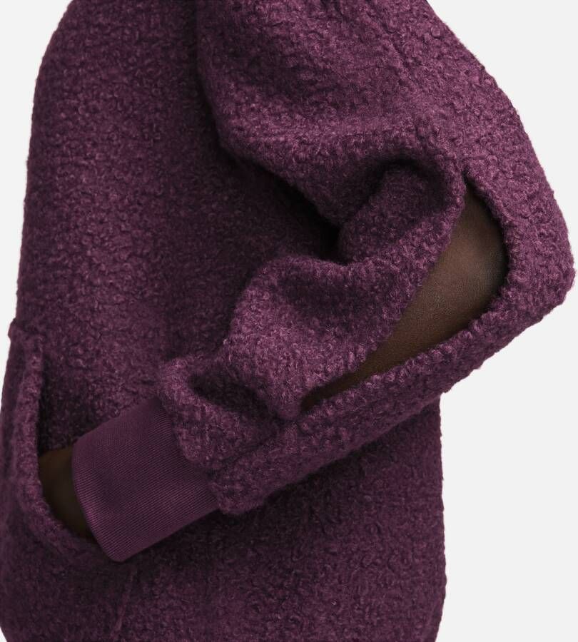 Nike Sportswear Collection hoodie van hoogpolige fleece voor dames Rood