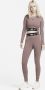 Nike Sportswear Croptop met lange mouwen voor dames Bruin - Thumbnail 4