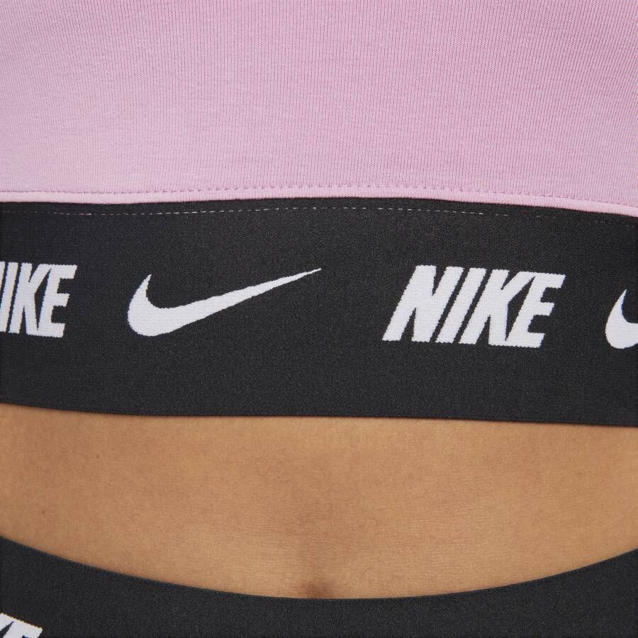 Nike Sportswear Croptop met lange mouwen voor dames Paars