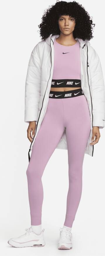 Nike Sportswear Croptop met lange mouwen voor dames Paars