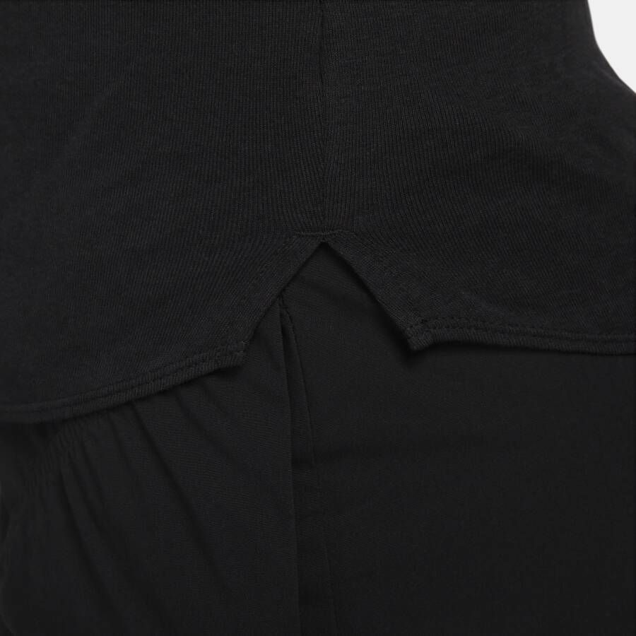 Nike Sportswear Damestop met lange mouwen en uitsnede Zwart