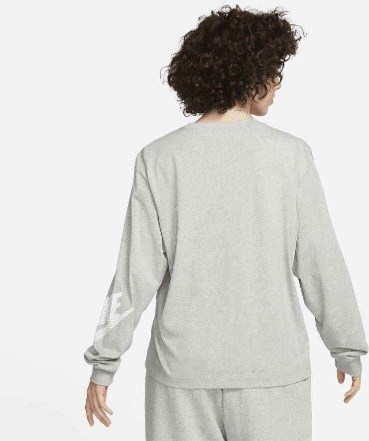Nike Sportswear Damestop met lange mouwen Grijs