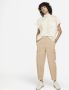 Nike Sportswear Damestop van gewassen jersey Bruin - Thumbnail 4