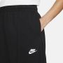 Nike Sportswear Dansshorts van fleece met hoge taille voor dames Zwart - Thumbnail 4