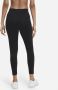 Nike Sportswear Essential 7 8-legging met halfhoge taille voor dames Zwart - Thumbnail 6