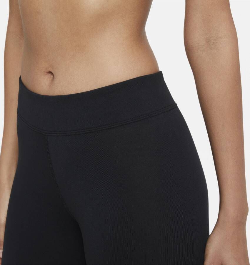 Nike Sportswear Essential 7 8-legging met halfhoge taille voor dames Zwart