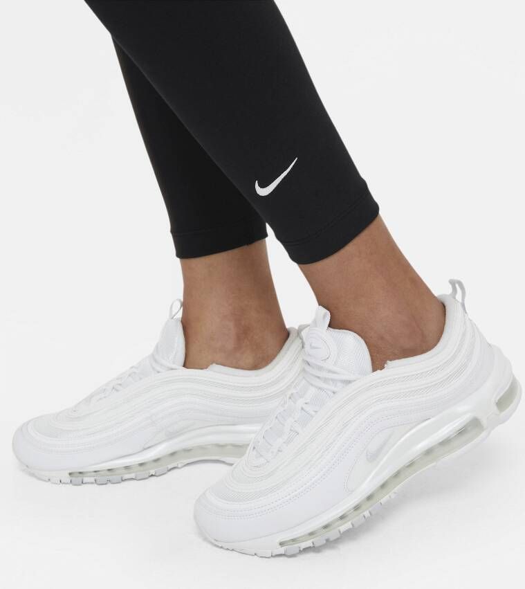 Nike Sportswear Essential 7 8-legging met halfhoge taille voor dames Zwart