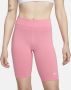 Nike Sportswear Essential bikeshorts met halfhoge taille voor dames (26 cm) Roze - Thumbnail 2