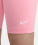 Nike Sportswear Essential bikeshorts met halfhoge taille voor dames (26 cm) Roze - Thumbnail 3