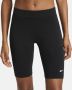 Nike Sportswear Essential bikeshorts met halfhoge taille voor dames (26 cm) Zwart - Thumbnail 6