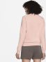 Nike Sportswear Essential Fleece sweatshirt met ronde hals voor dames Roze - Thumbnail 3