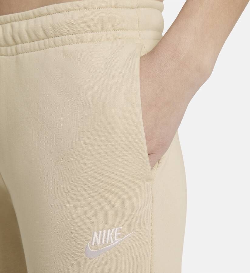 Nike Sportswear Essential Fleecebroek voor dames Bruin