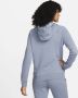 Nike Sportswear Essential Fleecehoodie voor dames Blauw - Thumbnail 2