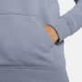Nike Sportswear Essential Fleecehoodie voor dames Blauw - Thumbnail 4