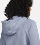 Nike Sportswear Essential Fleecehoodie voor dames Blauw - Thumbnail 5