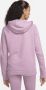 Nike Sportswear Essential Fleecehoodie voor dames Paars - Thumbnail 2