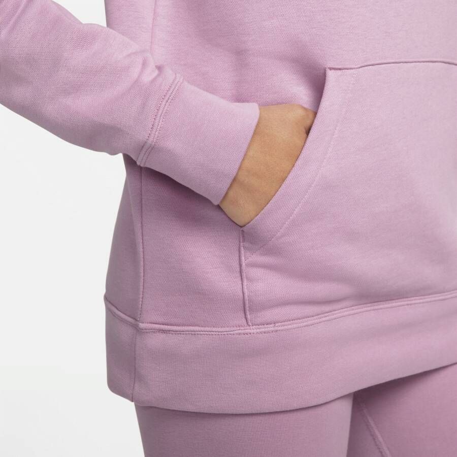 Nike Sportswear Essential Fleecehoodie voor dames Paars