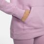 Nike Sportswear Essential Fleecehoodie voor dames Paars - Thumbnail 4