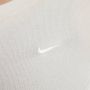 Nike Sportswear Essentials Ribbed Short-sleeve Mod Cropped Top T-shirts Kleding lt orewood brn sail maat: XS beschikbare maaten:XS S M L XL - Thumbnail 5