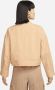 Nike Field Jacket met Verstelbare Manchetten Beige Dames - Thumbnail 2