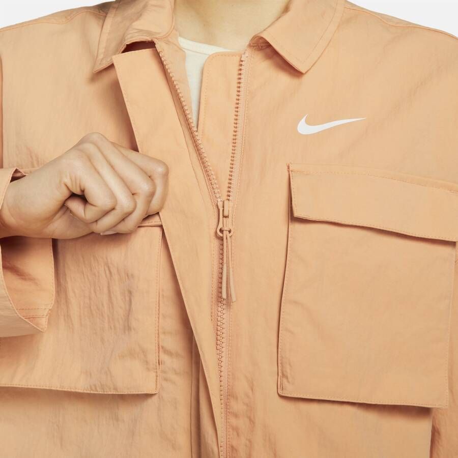Nike Sportswear Essential Geweven damesjack Oranje