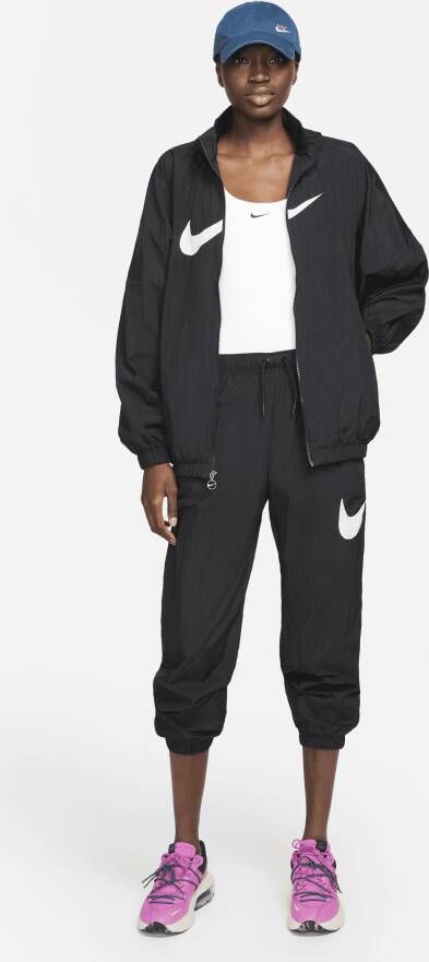 Nike Sportswear Essential Geweven damesjack Zwart