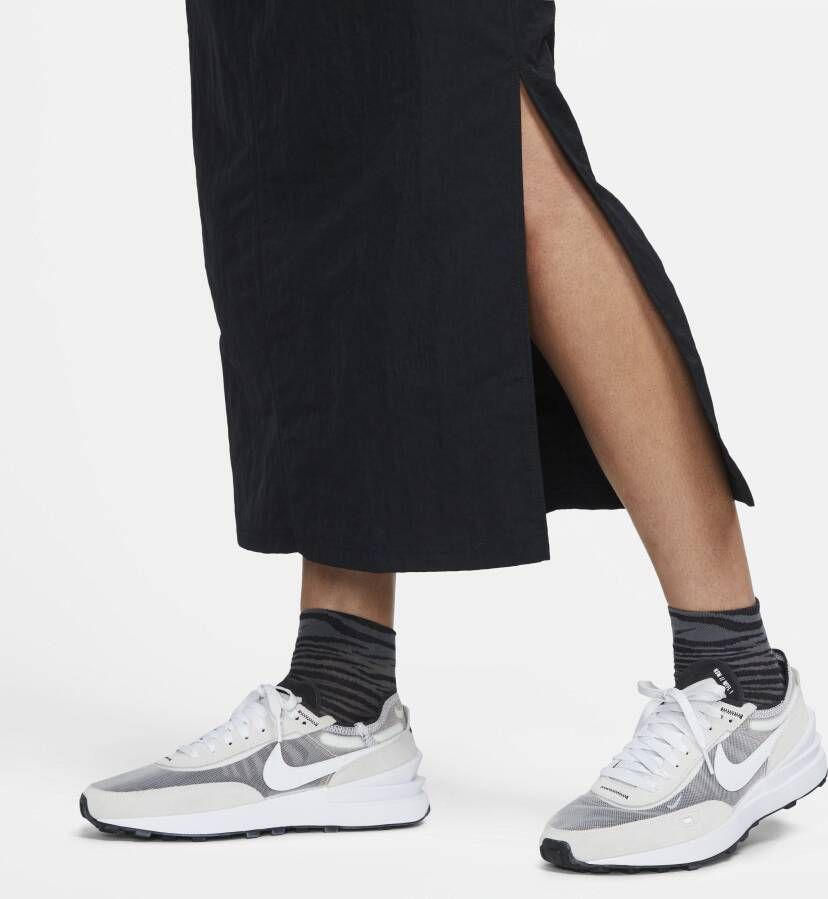 Nike Sportswear Essential Geweven rok met hoge taille Zwart - Foto 3