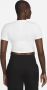 Nike Sportswear Essential Slim Crop Tee T-shirts Kleding white maat: XS beschikbare maaten:XS S M L XL - Thumbnail 8