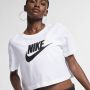 Nike Sportswear Essential Kort T-shirt met logo voor dames Wit - Thumbnail 8