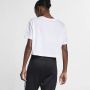 Nike Sportswear Essential Kort T-shirt met logo voor dames Wit - Thumbnail 9