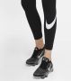 Nike Sportswear Essential Legging met halfhoge taille en Swoosh voor dames Zwart - Thumbnail 14
